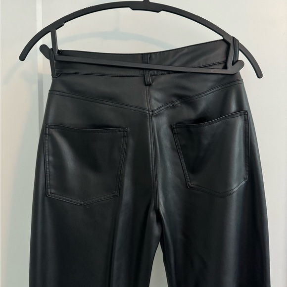 NWT | Zara | Faux Leather 90’s Wide Leg Pant - Picture 11 of 17